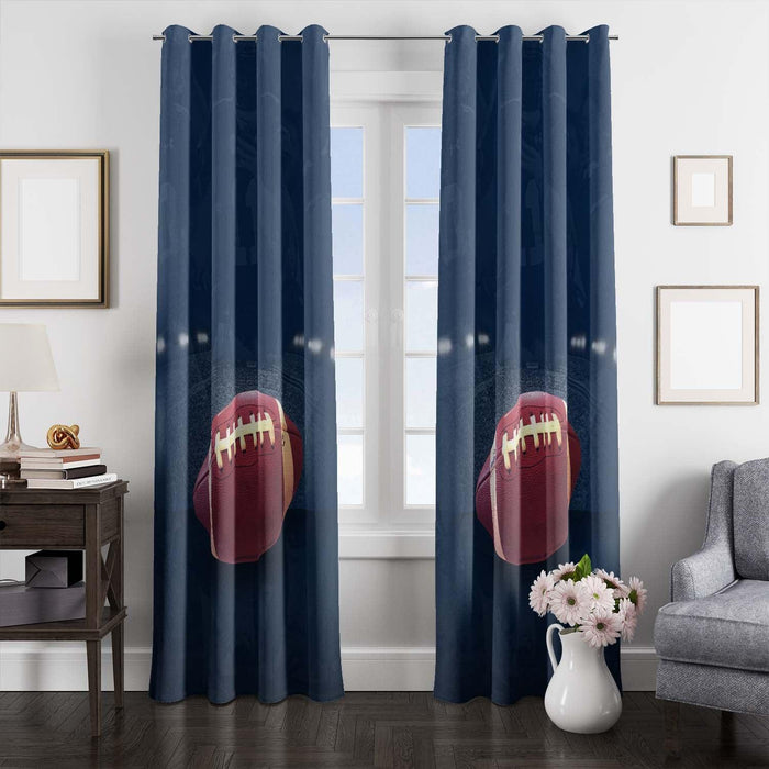 always football in america window Curtain