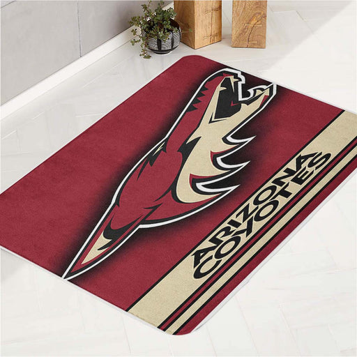 ARIZONA COYOTES NHL LOGO 2 bath rugs