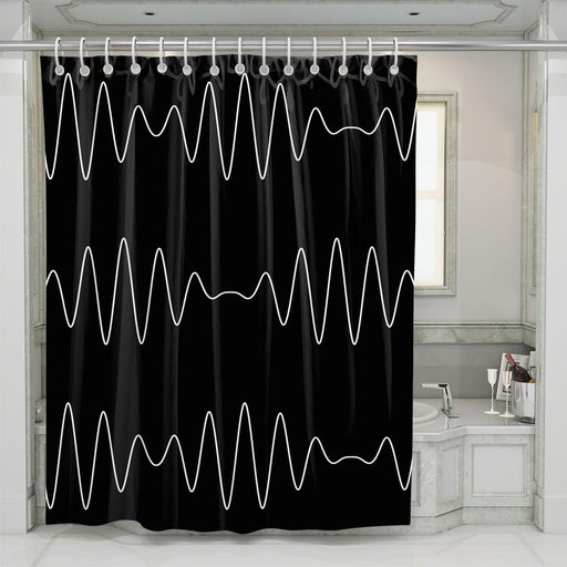 am album from arctic monkeys gothic shower curtains