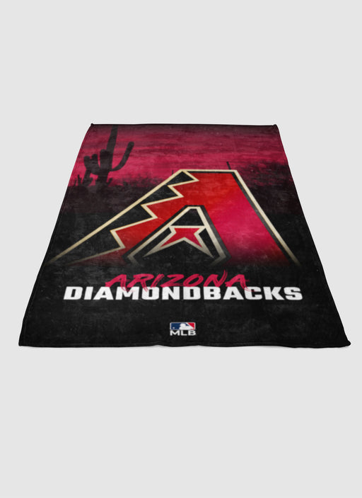 ARIZONA DIAMONDBACKS MLB LOGO 1 soft fleece blanket