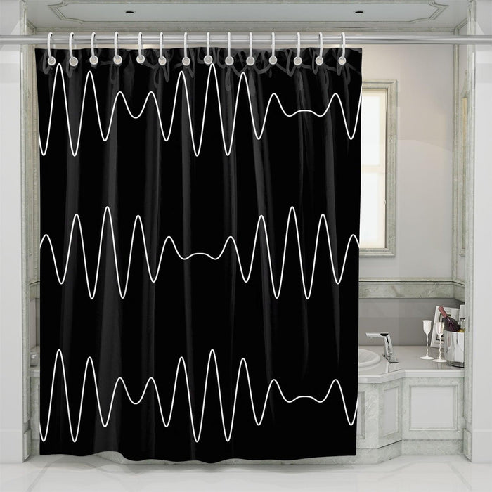 am album from arctic monkeys gothic shower curtains