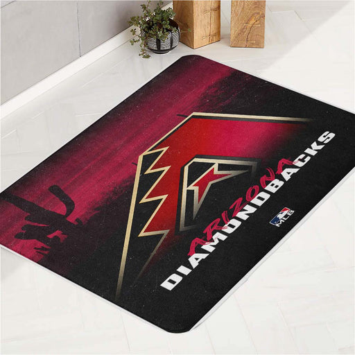 ARIZONA DIAMONDBACKS MLB LOGO 1 bath rugs