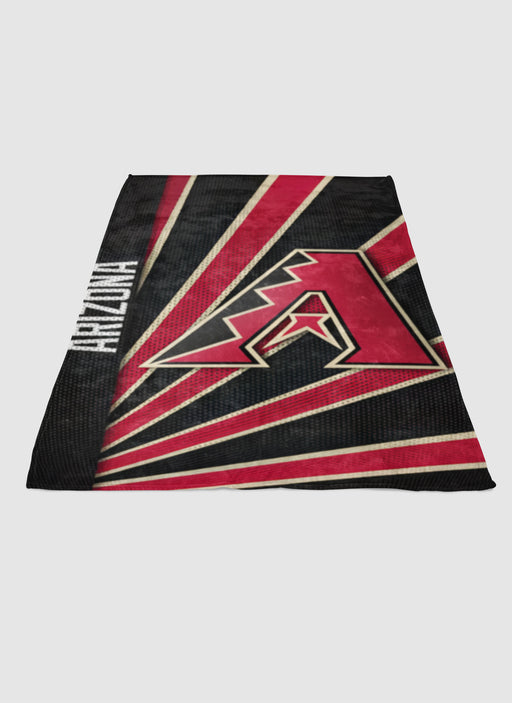 ARIZONA DIAMONDBACKS MLB LOGO 3 soft fleece blanket