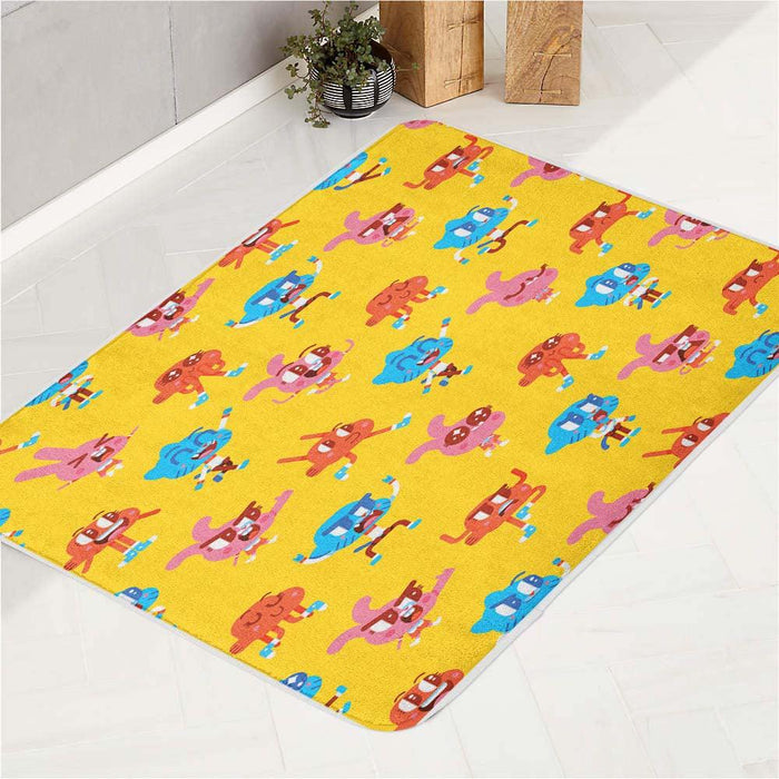 amazing world of gumball animation series bath rugs