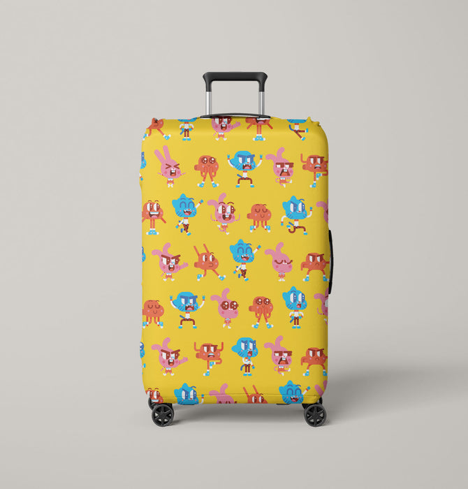 amazing world of gumball animation series Luggage Cover | suitcase