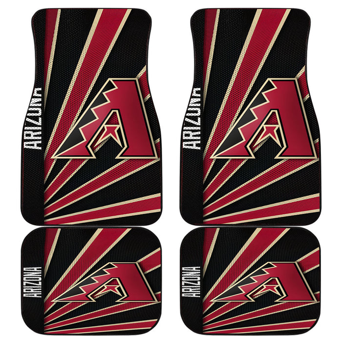 ARIZONA DIAMONDBACKS MLB LOGO 3 Car floor mats Universal fit