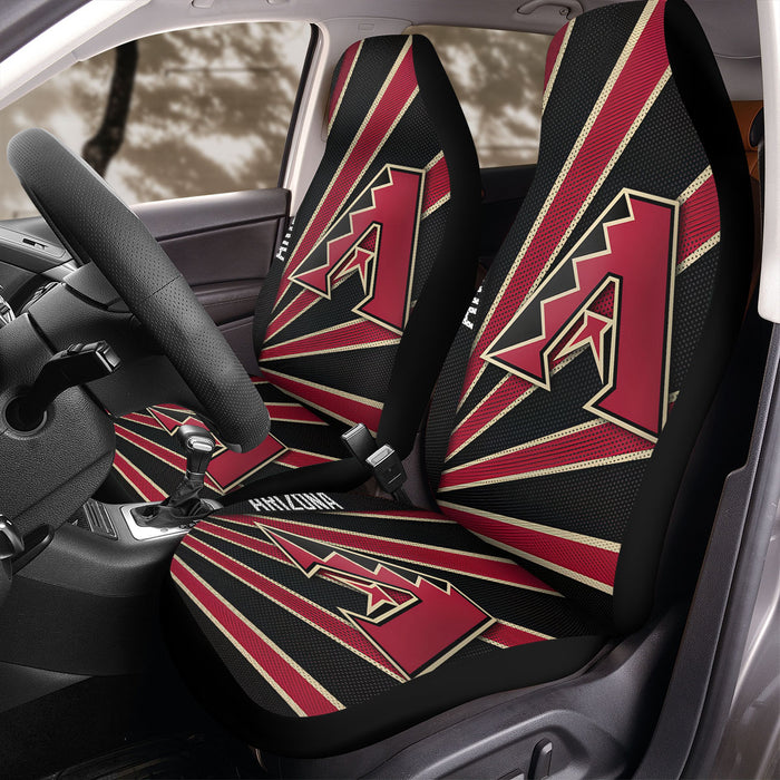 ARIZONA DIAMONDBACKS MLB LOGO 3 Car Seat Covers