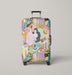 america invasion king kong pop art Luggage Cover | suitcase