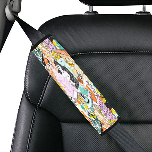 america invasion king kong pop art Car seat belt cover