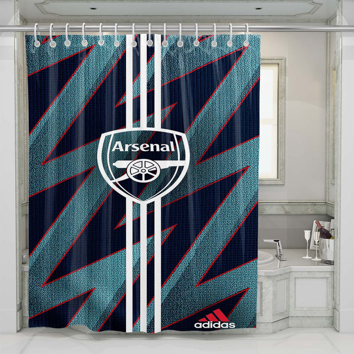 arsenal new jersey shower curtains