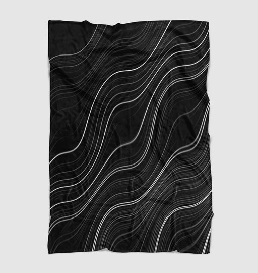 amplitude wave dark Ultra soft fleece blanket