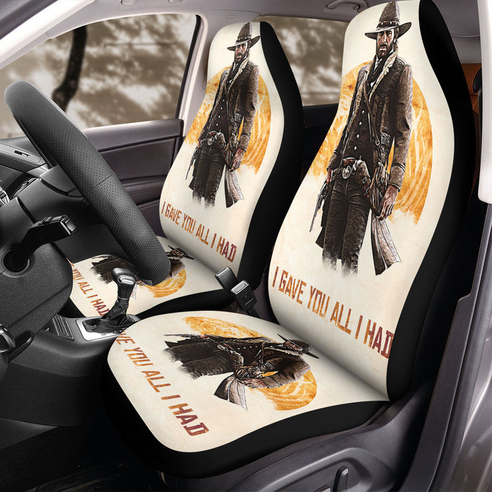 arthur morgan i gave you all i had Car Seat Covers