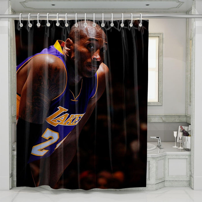 ambisious lakers legend shower curtains