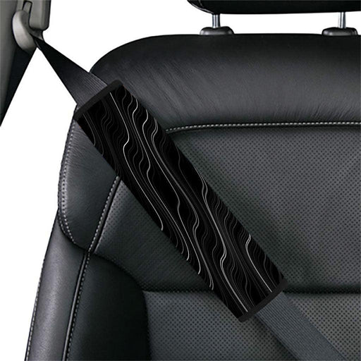 amplitude wave dark Car seat belt cover