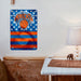 america flag new york knicks Poster Metal print wall art