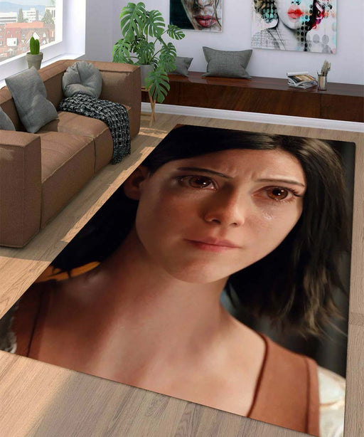 alita crying Living room carpet rugs