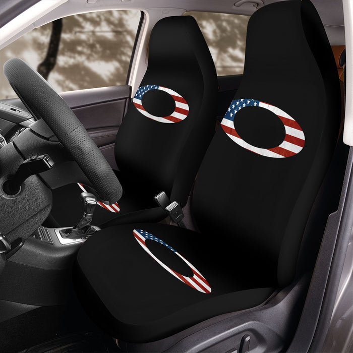 america flag oakley logo Car Seat Covers