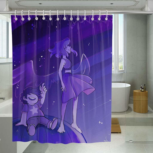 alita crying shower curtains