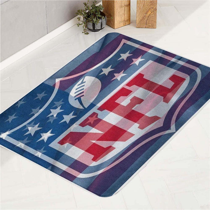 american football flag bath rugs