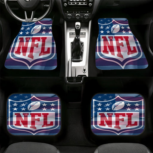 american football flag Car floor mats Universal fit