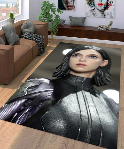 alita statue Living room carpet rugs