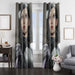 alita statue window curtains