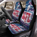 american football flag Car Seat Covers