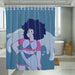 alita statue shower curtains