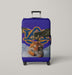 auburn tigers and eagle Luggage Cover | suitcase