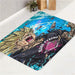 angry black pyramid dragon ball bath rugs