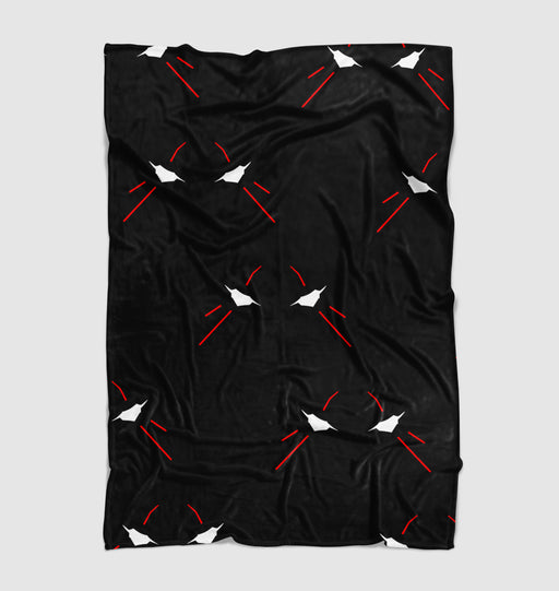 angry faces robot evangelion Ultra soft fleece blanket