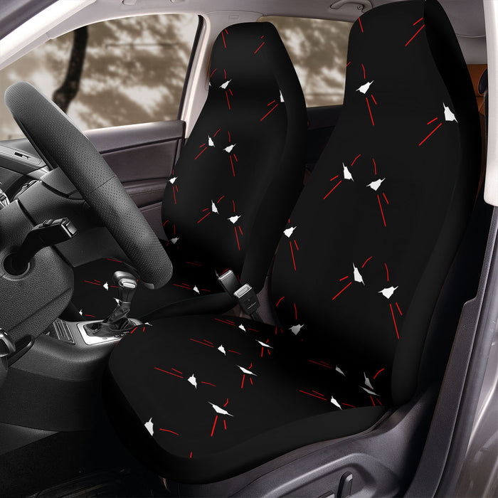 angry faces robot evangelion Car Seat Covers