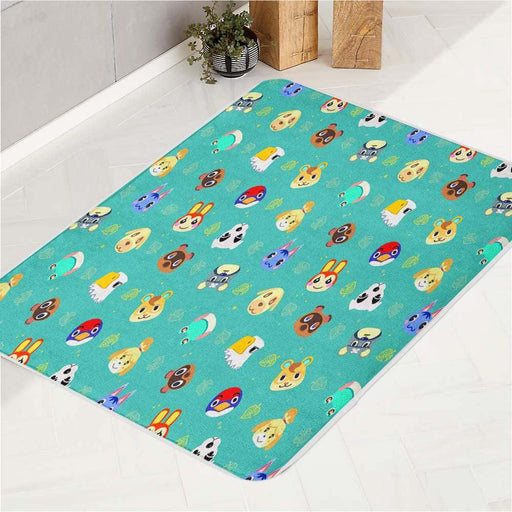 animal crossing character game bath rugs