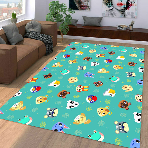 animal crossing character game Living room carpet rugs