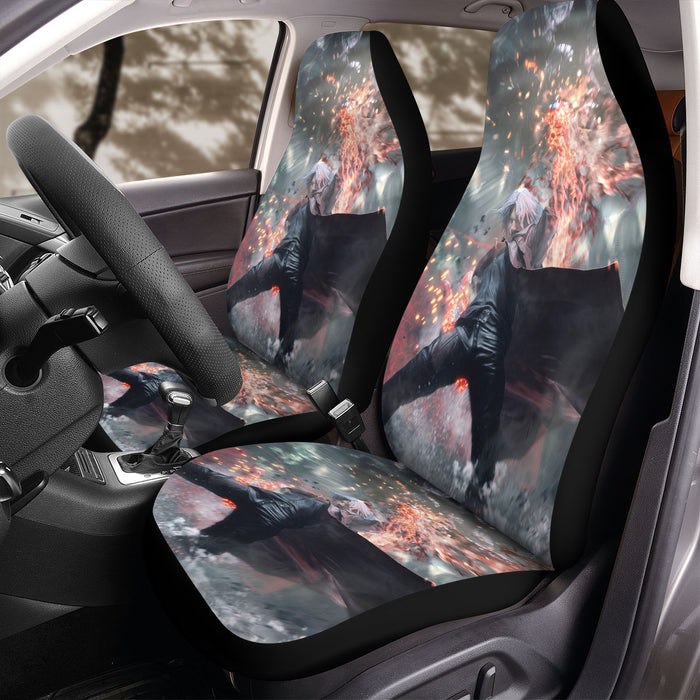 angry dante devil may cry Car Seat Covers