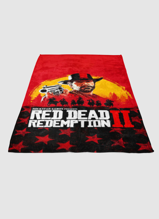 authur morgan red dead redemption soft fleece blanket