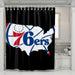 american of philadelphia 76ers shower curtains