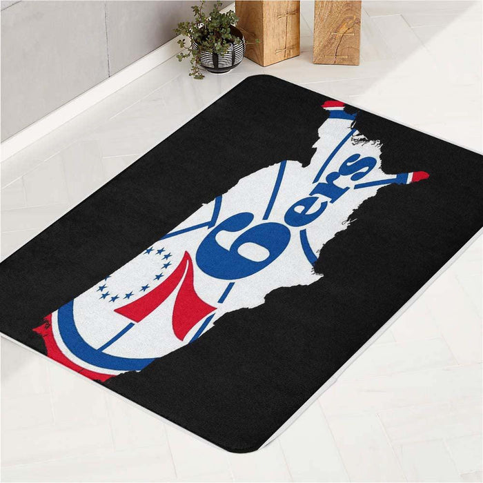 american of philadelphia 76ers bath rugs