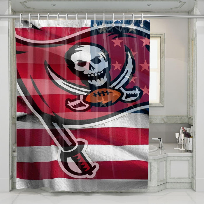 american tampa bay buccaneers shower curtains