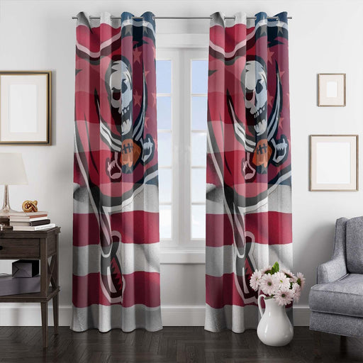 american tampa bay buccaneers window Curtain