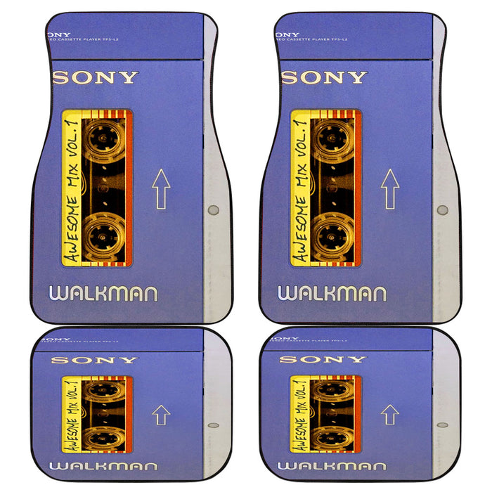 Awesome Mix Tape Vol 1 Sony Walkman Car floor mats Universal fit