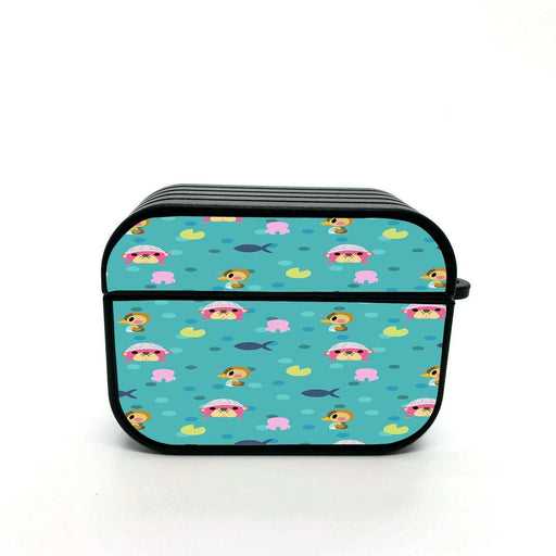 animal crossing on the beach airpods case