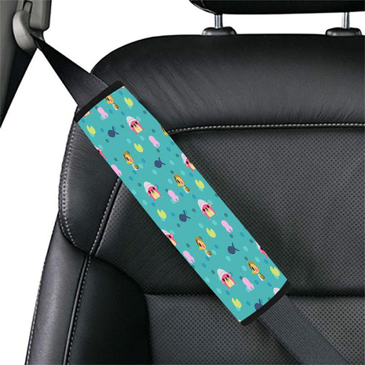 animal crossing on the beach Car seat belt cover