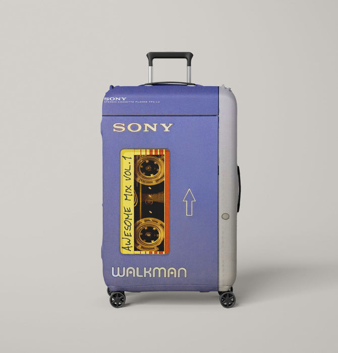 awesome mix tape vol 1 sony walkman Luggage Cover | suitcase