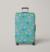 animal crossing on the beach Luggage Cover | suitcase