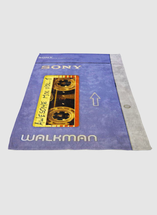 Awesome Mix Tape Vol 1 Sony Walkman soft fleece blanket