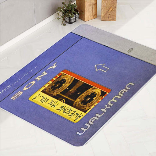 Awesome Mix Tape Vol 1 Sony Walkman bath rugs