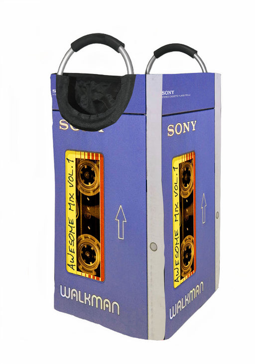 awesome mix tape vol 1 sony walkman Laundry Hamper | Laundry Basket