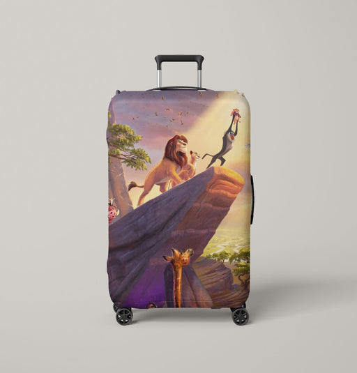 animals in the lion king look at simba Luggage Covers | Suitcase