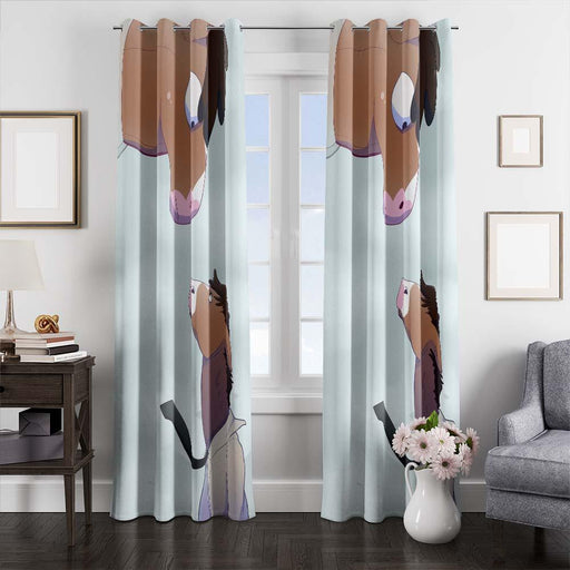 always sad bojack horseman window curtains